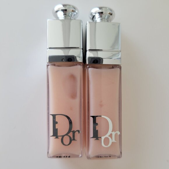 Set of 2 Dior Addict Lip Maximizer Plumper 001 Pink 2ml Mini Size New - Picture 1 of 2